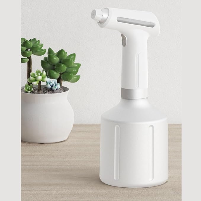 Electric Spray Bottle Automatic Rechargeable Portable High Pressure Mist Plant Sprayer Watering Can for Gardening