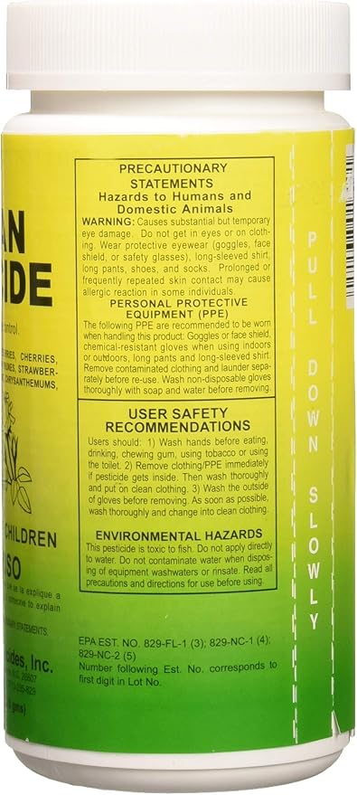 Southern Ag - 01600 - Captan Fungicide - 8oz, White Bottle