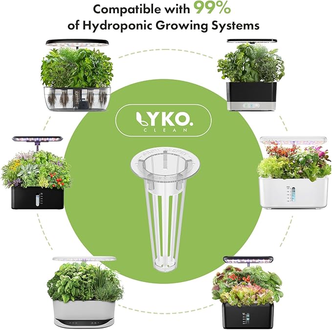 LYKOCLEAN Seeds for iDOO Hydroponics Growing System, 7 Seed pods, 350+ Seeds (Pepper, 7-pods)