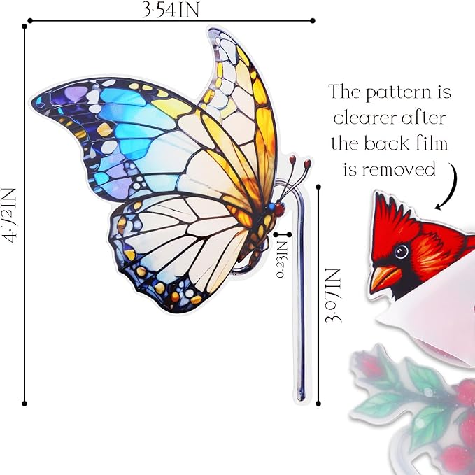 Butterfly Gifts for Women, Hanging Plant Planter for Indoor Outdoor Garden, Mothers Day Birthday Gifts for Mom Grandma from Daughter Son, Bird Lover Plant Pots Accessories
