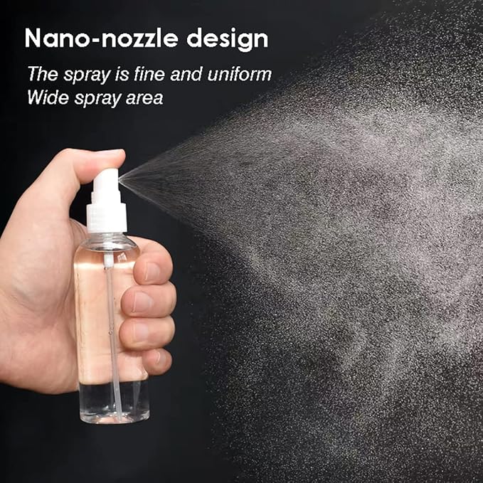 ZEJIA 20 Pack Small Spray Bottle, 2.7oz/80ml Travel Spray Bottle, Empty Fine Mist Spray Bottles, Refillable Mini Spray Bottles with Labels