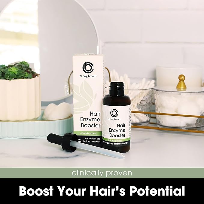 Hair Growth Booster for Women and Men, Hair Enzyme Booster, Scalp Serum for Overall Hair Care, Supports Hair Regrowth & Hair Loss (1-Pack)