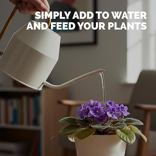 African Violet Fertilizer – Liquid Plant Food for More Blooms, Rich Green Leaves & Healthy Root Development, 1 Gallon