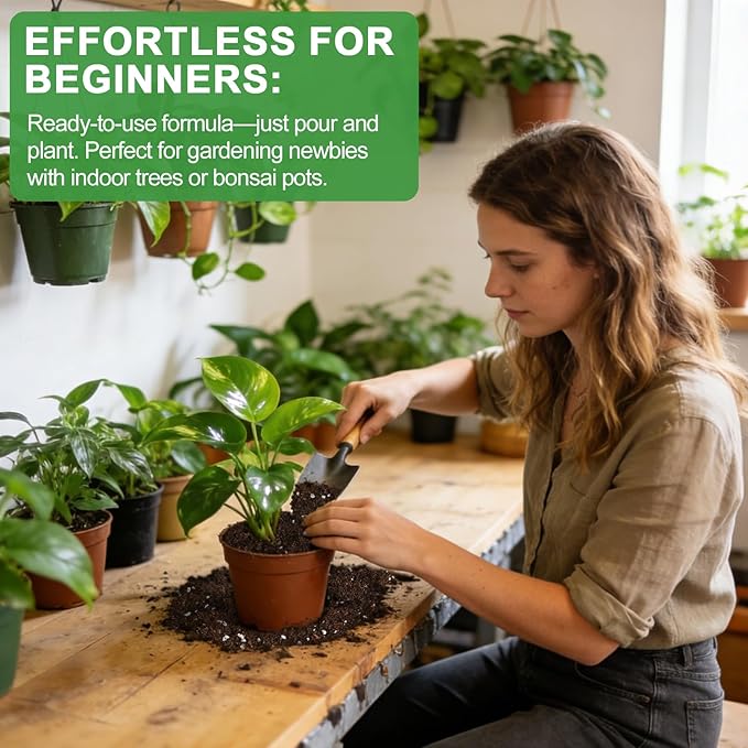 Pothos Potting Soil - Pure Natural Organic Soil 4qt, Well-Draining and Aerated for Healthy Indoor Plants