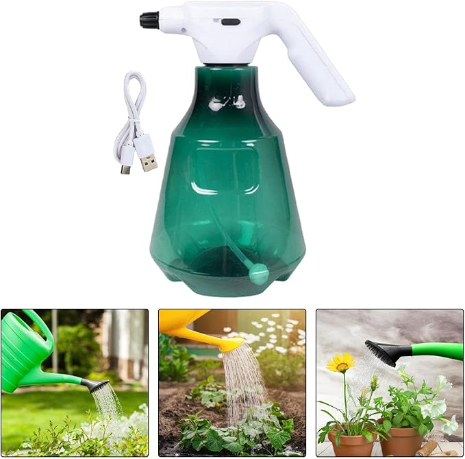 Plant Mister Spray Bottle Multipurpose with Adjustable Mist Nozzle 2L Electric Plant Sprayer Gardening Water Sprayer for Pets Lawn, Blue