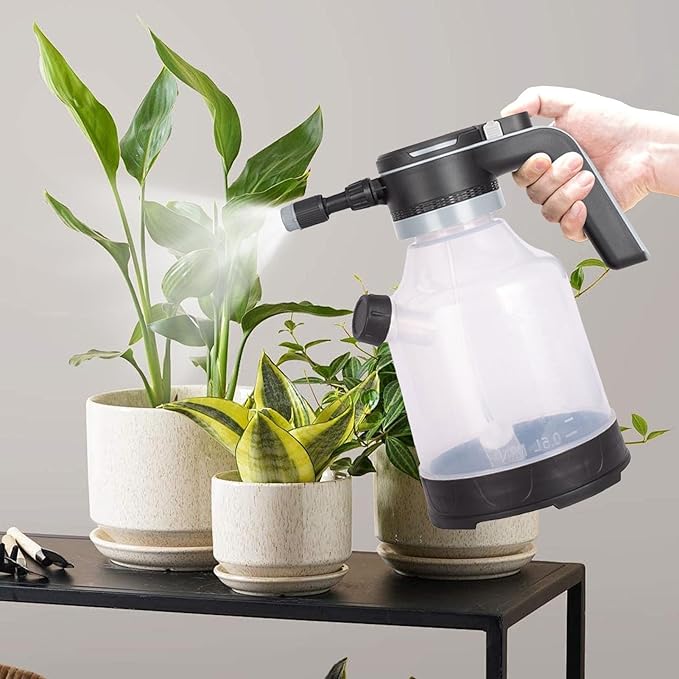 Cordless Electric Plant Mister – 3L Automatic Spray Bottle, Adjustable Spray Nozzles, Rechargeable Watering Tool | 28x26cm Garden Home Lawn Patio Driveway Outdoor Plant Sprayer Efficient Irrigation