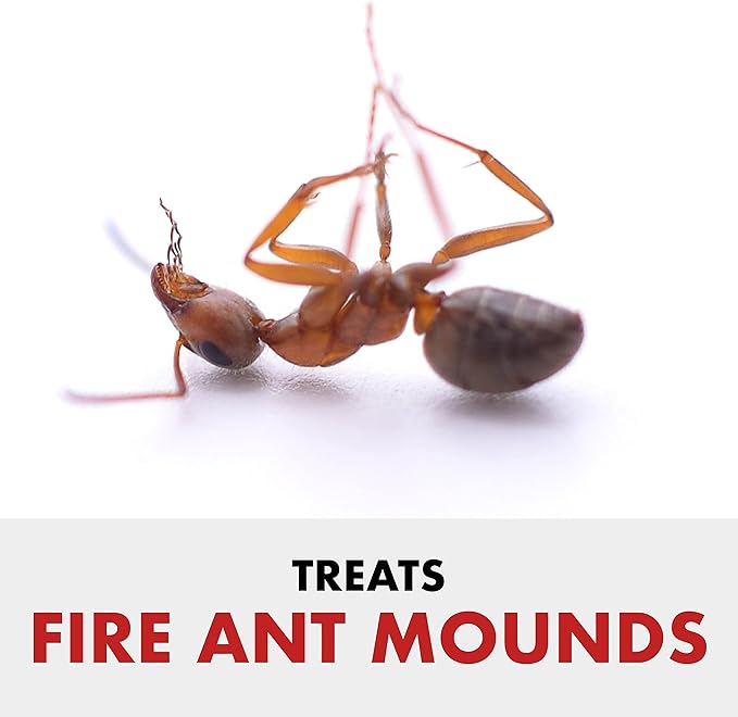 Spectracide Fire Ant Shield Mound Destroyer Granules, Destroys Fire Ant Mound, Kills Queen and Colony, 7 lb