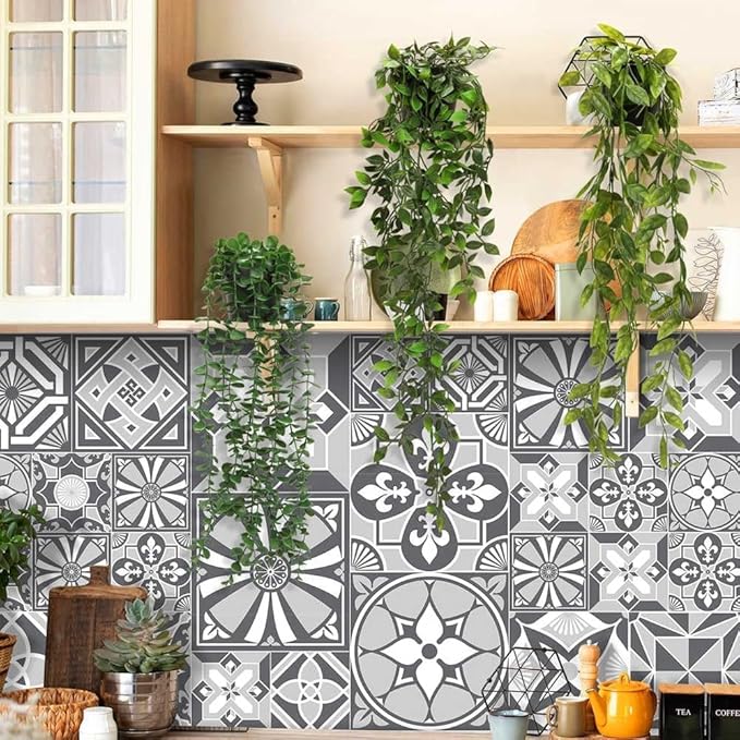 Artificial Hanging Plants, 3 Pack Faux Eucalyptus Mandala Vine Pea Pod Potted Greenery, UV Resistant Waterproof for Indoor Outdoor Garden Wall Wedding Decor