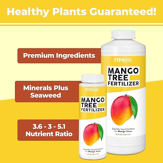 Mango Tree Fertilizer – Liquid Plant Food for More Fruit, Stronger Blossoms & Healthy Tree Growth, 8 oz