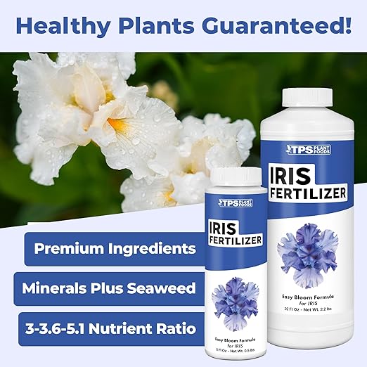 Iris Fertilizer – Liquid Plant Food for More Blooms, Stronger Root Development & Vibrant Flower Color, 32 oz