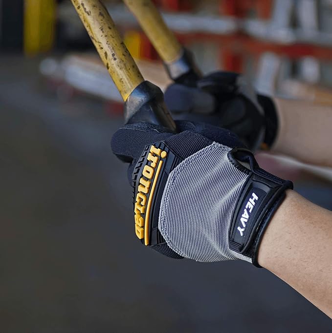 Ironclad Heavy Utility Work Gloves HUG, High Abrasion Resistance, Performance Fit, Durable, Machine Washable, (1 Pair), XX-LARGE