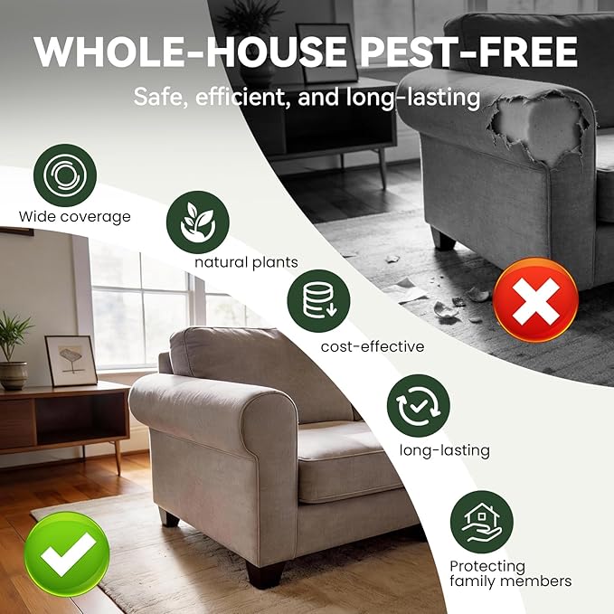 Rodent Repellent 35 Balls, Peppermint Oil Mouse Repellent Indoor & Outdoor Use, Natural Moth Balls for Rodent Mice Repellent for Home, Garage, Car, RV & Garden