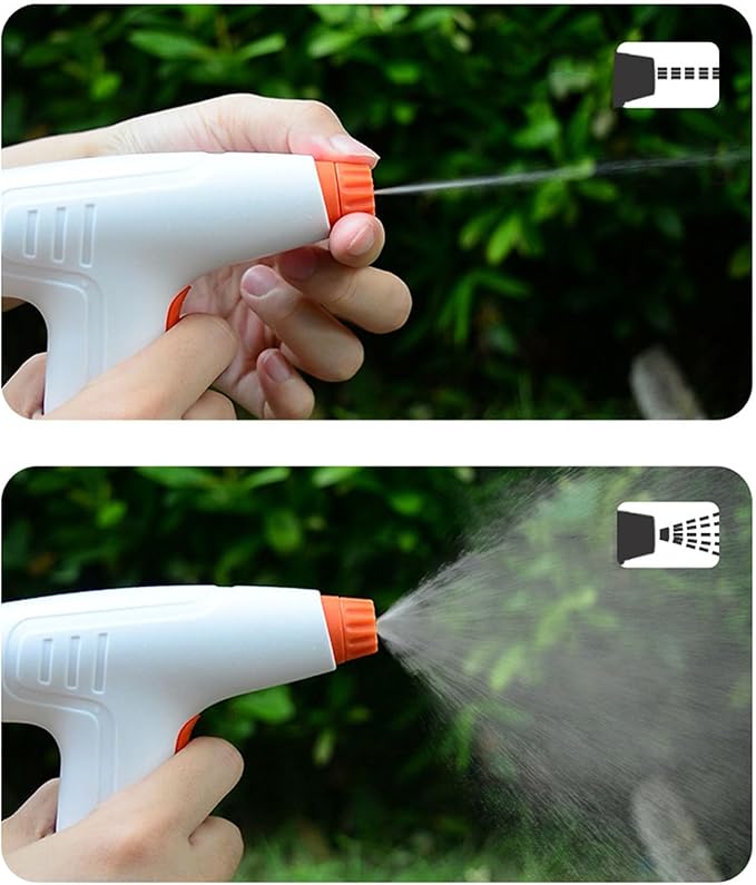 Automatic Watering Sprayer Electric Plant Mister Bottle for Indoor/Outdoor, 0.9L Capacity, Adjustable Nozzle, User-Friendly Handle, White