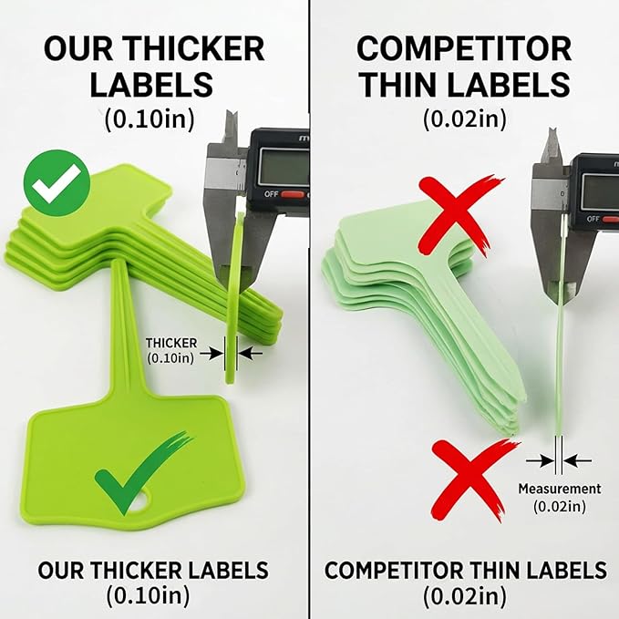 30 Pcs Seed Envelopes, 30 Pcs Plant Labels and 1 Plant Marker (Green)