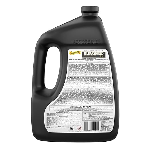 Absorbine UltraShield EX 128oz Insecticide, Kills & Repels Flies, Mosquitoes, Ticks, Fleas, Lice, Use on Horses, Dogs, Premises