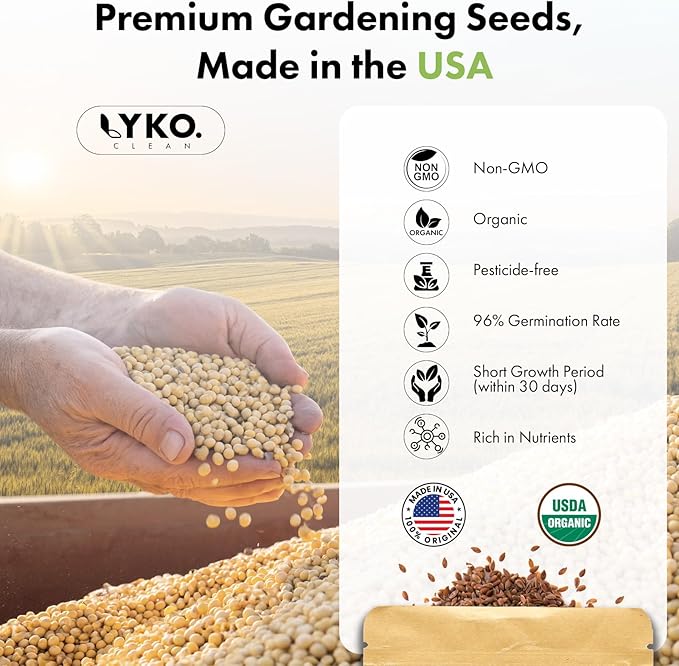 Lyko Basil Seed Pod Kit for AeroGarden, iDoo, Ahopegarden, GARDENCUBE, 7 Pods with Genovese Basil, Mint, Marigold, Borage, Dandelion, Liquorice, Hydroponics Growing System Kits for Indoor Garden