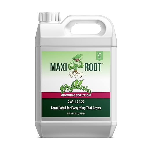 Organic Growing Fertilizer 1 Gal, CDFA Organic Registered. Plant Care Fertilizer for Vegetable Gardens Like Tomato, Cucumber, Squash, Beans and All Other Plants