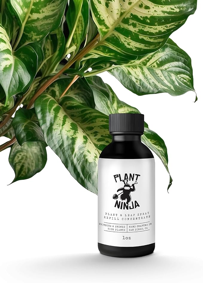 Plant and Leaf Spray, Refill Concentrate, Shine Enhancer for your Garden, Leaf Shine Spray for Indoor Plants, House Plants, Gardening Supplies, Plant Care, Citrus Scent, 1 Oz Concentrate