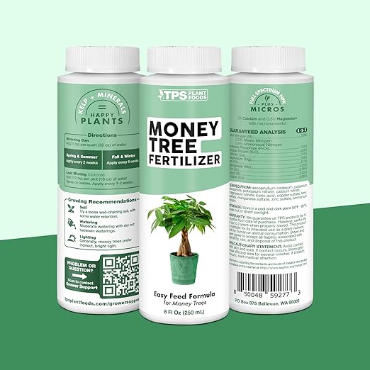Money Tree Fertilizer – Liquid Plant Food for Lush Foliage, Healthy New Growth & Stronger Roots, 1 Gallon