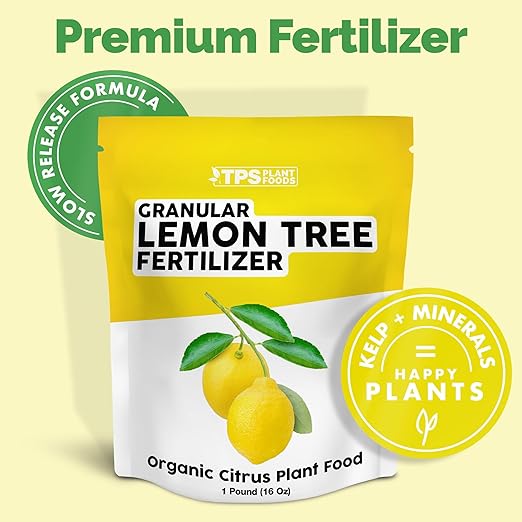 Granular Lemon Tree Fertilizer – Organic Slow Release Plant Food for Faster Growth, Stronger Roots & Higher Fruit Yield, 6 oz