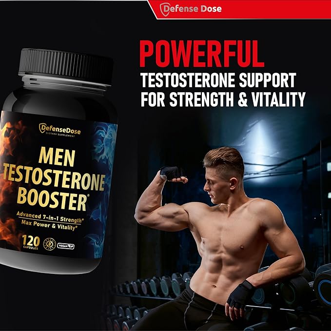 Testosterone Libido Booster Supplement for Men - Muscle Growth Support Workout Energy Stamina Performance Enhancer - Natural Fast Acting Body Building Sports Enhancing Nutrition Male Enhancement Pill