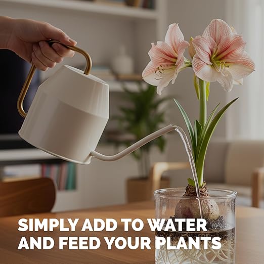 Amaryllis Fertilizer – Liquid Plant Food for Bigger Blooms, Stronger Bulb Development & Vibrant Flower Color, 8 oz