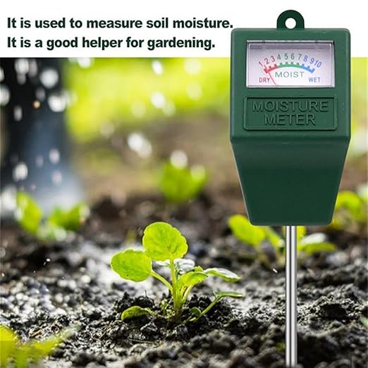 Single Needle Soil Moisture Meter Flower Gardening Detector Soil Moisture Meter Square Head Soil Detector Tool Kit for Flowers