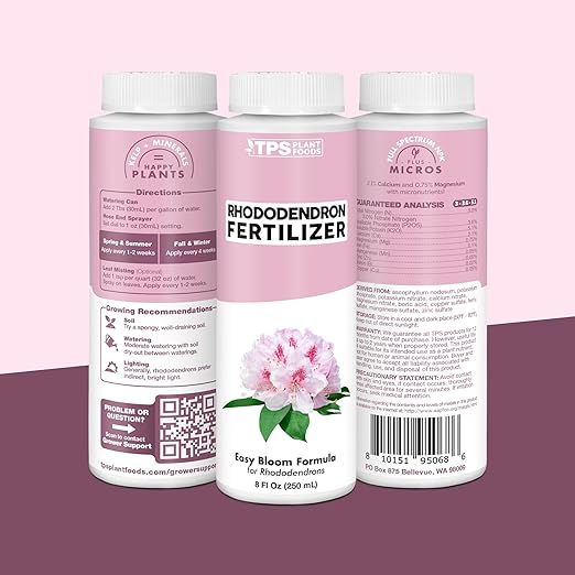 Azalea Fertilizer – Liquid Plant Food for Vibrant Blooms, Rich Green Leaves & Stronger Roots, 8 oz