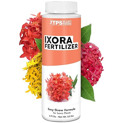 Ixora Fertilizer – Liquid Plant Food for More Blooms, Rich Green Leaves & Stronger Root Development, 8 oz