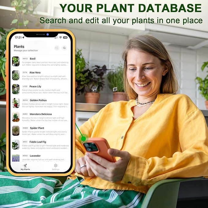 QR Plant Labels, Scan-to-Record Plant Care Tracker & Garden Journal, 304 Stainless Steel Outdoor Waterproof Tags Markers for Seeds and Herbs, 20 pcs