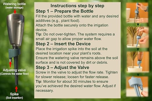 Premium Engineered, No-Leak, Adaptable Green Plant Watering Globes, 5 Pack Plant Stakes, Self Watering Spikes, Self Watering Planter Insert, Watering Bulbs for Indoor Plants, Vacation Plant Waterer