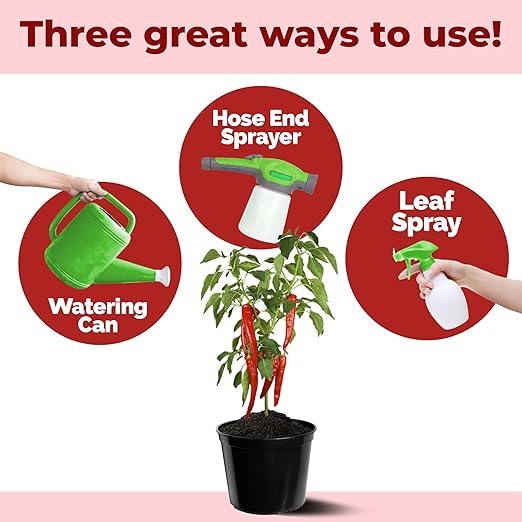 Pepper Fertilizer – Liquid Plant Food for Bigger Harvests, Better Flowering & Stronger Root Development, 8 oz