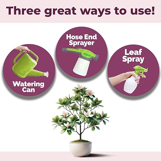 Magnolia Tree Fertilizer – Liquid Plant Food for More Blooms, Rich Green Leaves & Stronger Root Development, 8 oz