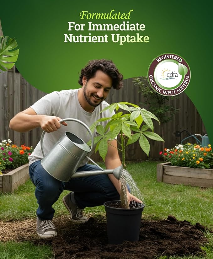 FoxFarm Bush Doctor Kelp Me Kelp You Seaweed Plant Food - 0.5-0-0.5 Liquid Kelp Fertilizer for Gardens, Hydroponic & Drip Irrigation Systems - Nutrient Uptake & Plant Growth - 1 Gallon