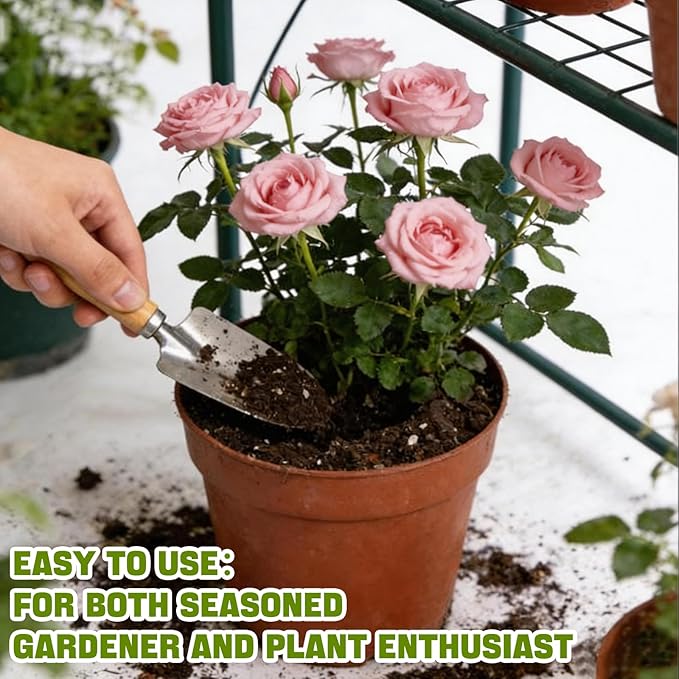 Rose Soil Potting Soil 10qt- Natural Organic Potting Mix for Roses, Superior Drainage & Breathability, Nutrient-Rich Formula to Support Healthy Rose Growth