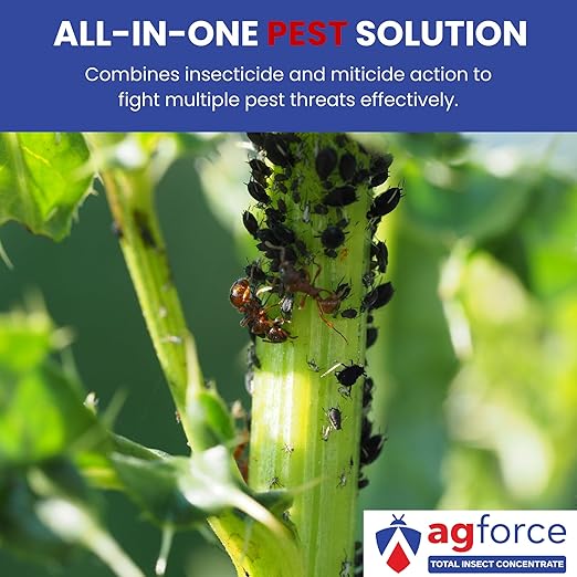 Total Insect Concentrate Solution – Designed for Agriculture and Gardens – Plant-Based Ingredients – for Consistent Crop Growth – 32 oz Bottle