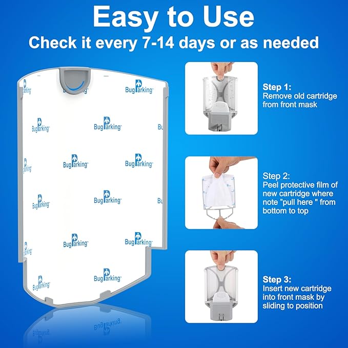 Flying Insect Trap Refill Cartridge, High-Stick Replacement Glue Boards, Pack of 8 Refills