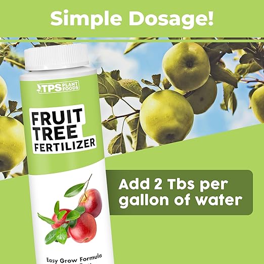 Fruit Tree Fertilizer – Liquid Plant Food for All Fruit Trees, Supports Heavy Blossoms, Bigger Harvests & Healthy Growth, 8 oz