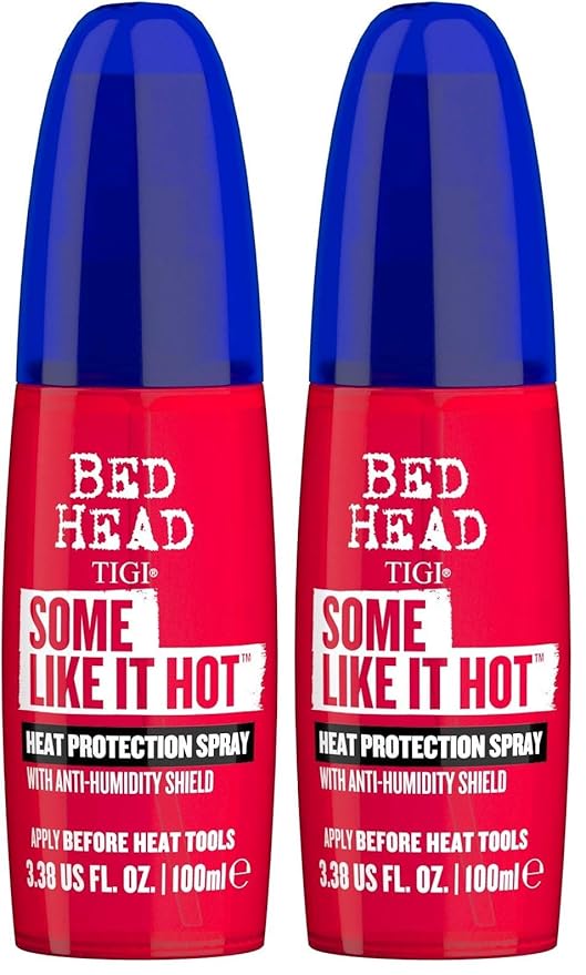 TIGI Heat Protection Spray | Bed Head | For Heat Styling | 3.38 fl oz | Pack of 2