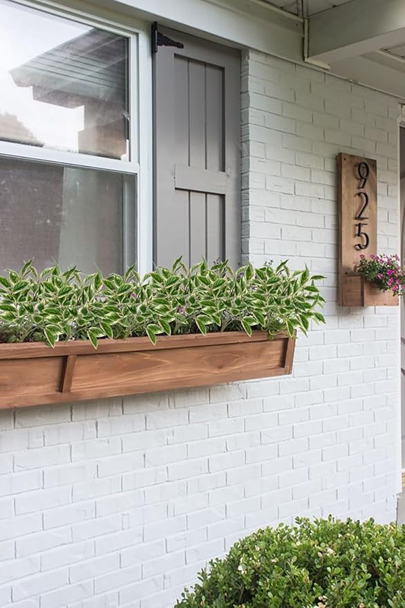 DILATATA Artificial Plants Branch Faux Peperomia Leaves 56 Leaves Fake Plants for House Modern Living Room Indoor Outdoor Decor - 2 Pack