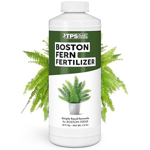 Boston Fern Fertilizer – Liquid Plant Food for Fuller Fronds, Rich Green Color & Healthy New Growth, 32 oz