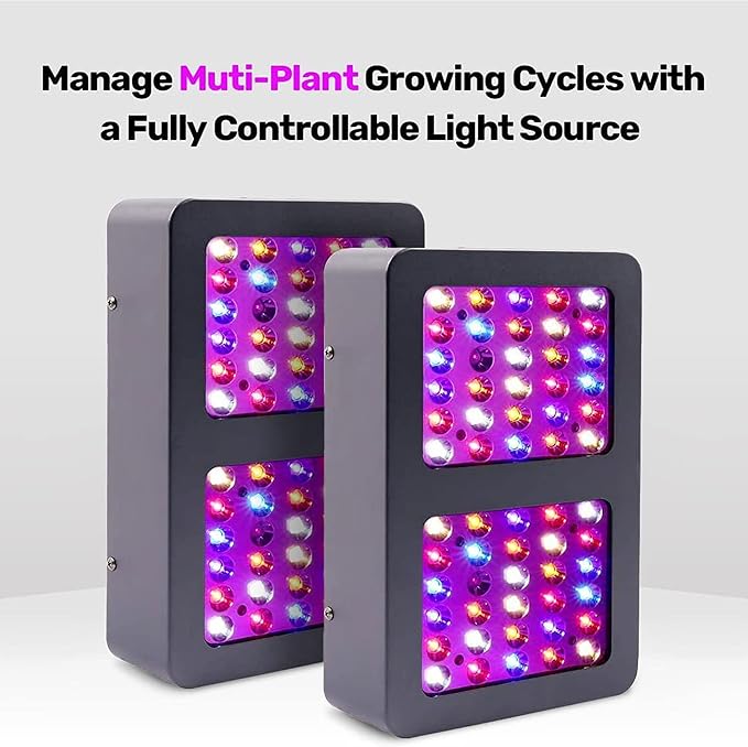 The Bud Grower - Indoor Home Grow Kit - Complete with Tent, 600 Watt LED (Dual 300-Watt) Grow Light, Heat & Humidity Monitor, and CFM Inline Exhausting Fan, & Premium Potting Soil - 24" x 24" x 60"