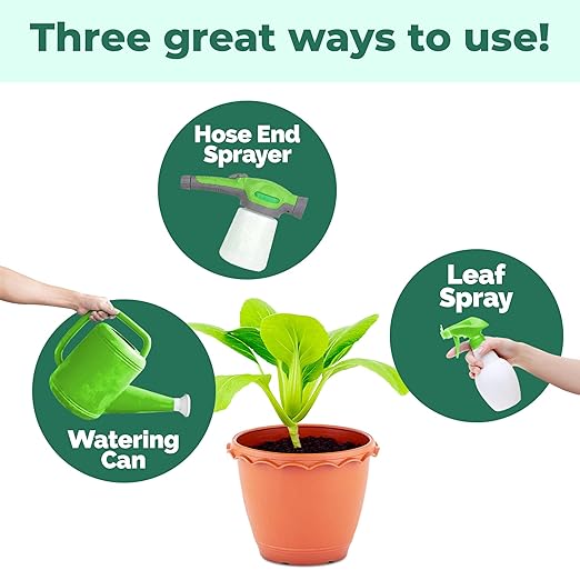 High Nitrogen Fertilizer for Plants – Liquid Plant Food for Rapid Green Growth, Deep Leaf Color & Strong New Foliage, 1 Gallon