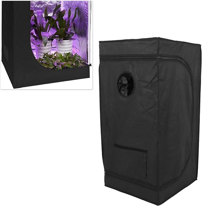Rengue 50x50x100cm Greenhouse Grow Tent, Indoor Plant Growing Tent with 600D Oxford Cloth and Sturdy Metal Rods, with Detachable Sink Cloth