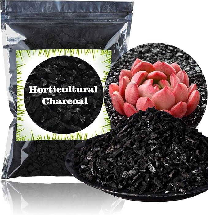 Doter Horticultural Charcoal for Plants 4 qt, All Natural Hardwood Charcoal, Activated Charcoal for Soil Amendment, Orchids, Terrariums, and Gardening