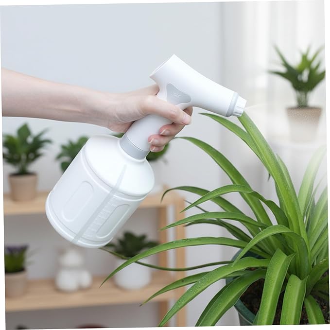 Electric Spray Bottle, 1L Smart Automatic Spray Bottle with 2 Misting Modes & Long Battery Life, Rechargeable Handheld Sprayer for Plants, Home, and Garden