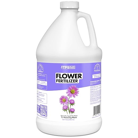 Flower Fertilizer – Liquid Plant Food for More Blooms, Bigger Flowers & Vibrant Color, 1 Gallon