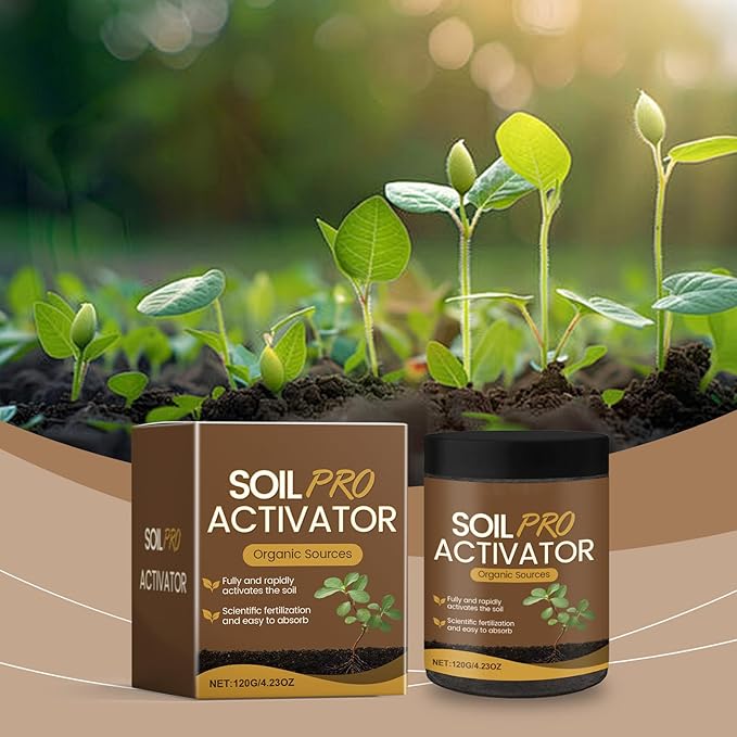 Soil Activator - Organic Soil Activator & Plant Fertilizer, Water Soluble Garden Booster, Natural Root Growth Enhancer,Improve Plant Growth Environment (1Pc)
