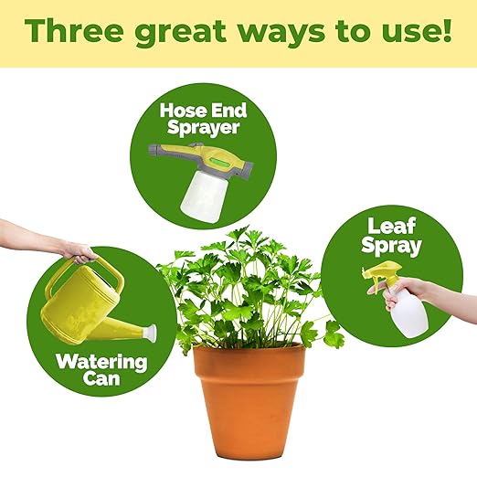 High Nitrogen Fertilizer for Vegetables – Liquid Plant Food for Vigorous Leafy Growth, Strong Stems & Higher Garden Productivity, 32 oz