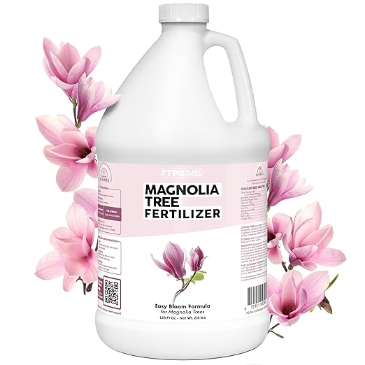 Magnolia Tree Fertilizer – Liquid Plant Food for More Blooms, Rich Green Leaves & Stronger Root Development, 1 Gallon